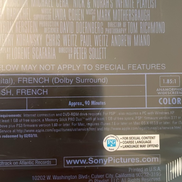 Nick & Norah’s Infinite Playlist / BUNDLE AND SAVE ON MOVIES - Picture 5 of 7